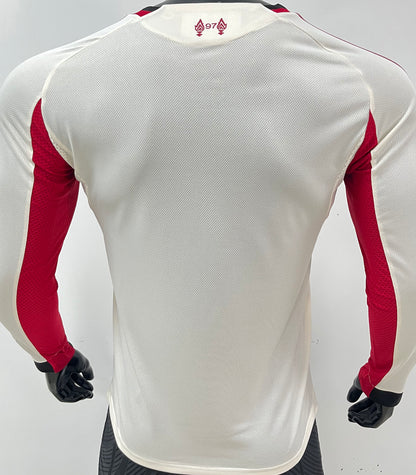 Jersey 2025/26 Liverpool Visitante Manga larga Versión Jugador