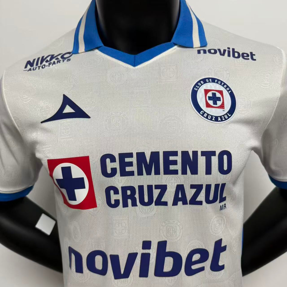 jersey 2026/27 cruz azul visitante manga corta versión jugador