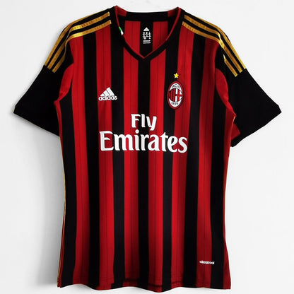 Jersey 2013/14 AC Milan Local Manga corta Versión Fan Retro