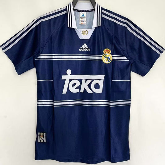 Jersey 1998/99 Real Madrid Visitante Manga corta Versión Fan Retro