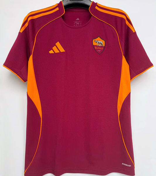 Jersey 2025/26 Roma Local Manga corta Versión Fan