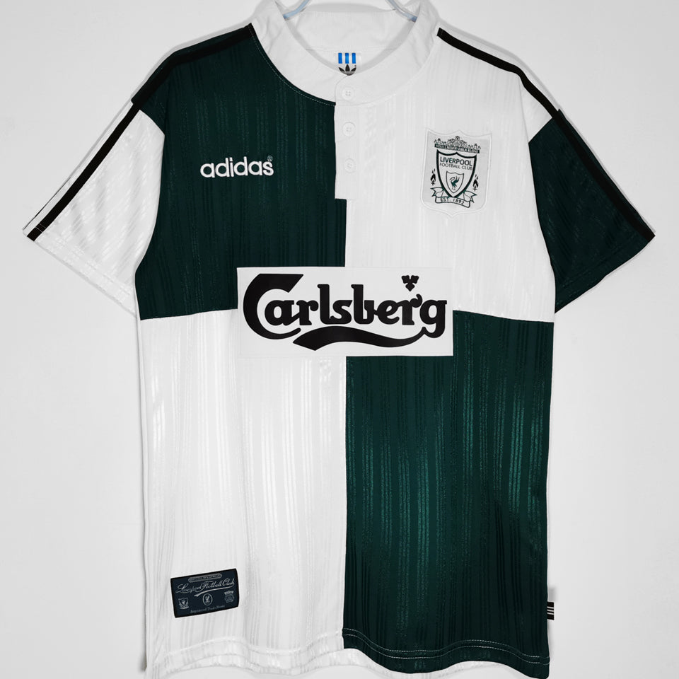 jersey 1994/96 liverpool visitante manga corta versión fan retro