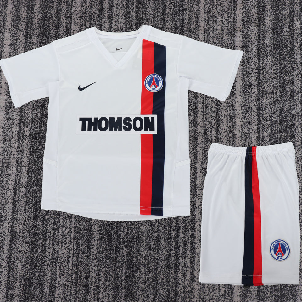 jersey 2002/2003 psg visitante manga corta niño retro