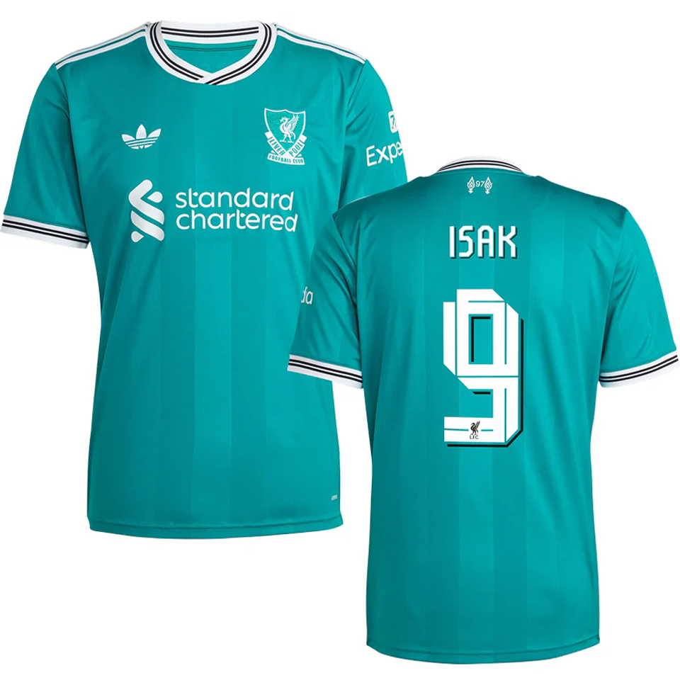 jersey 2025/26 liverpool tercero manga larga versión fan
