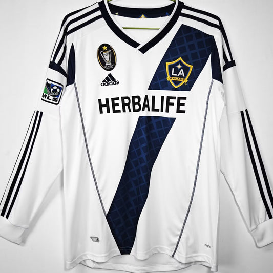 Jersey 2012/13 LA Galaxy FC Local Manga larga Versión Fan Retro