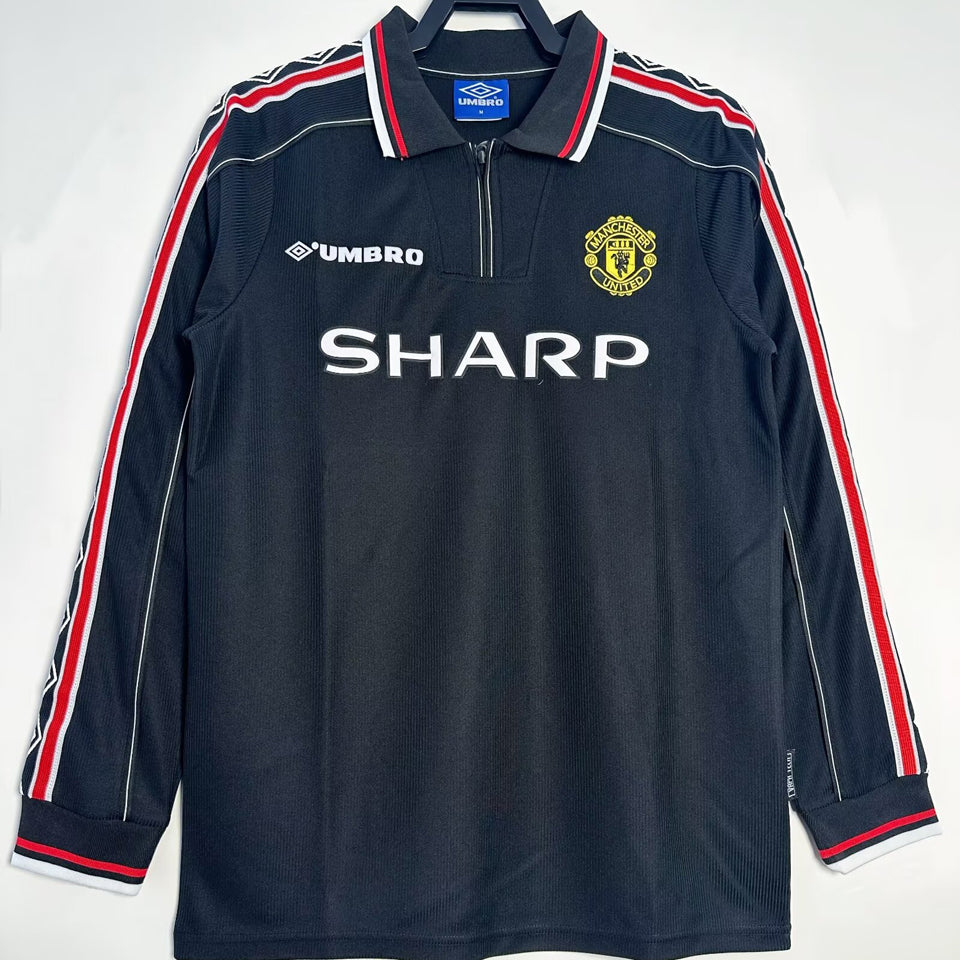 jersey 1998/99 manchester united especial manga larga versión fan retro