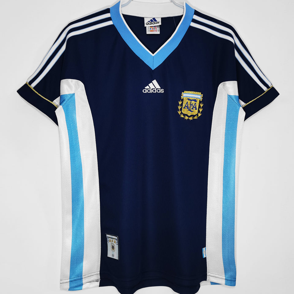 1998 argentina visitante versión fan selecciones retro
