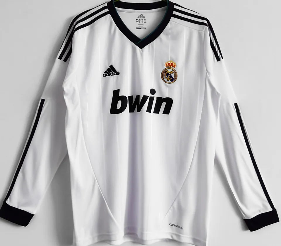 Jersey 2012/13 Real Madrid Local Manga larga Versión Fan Retro