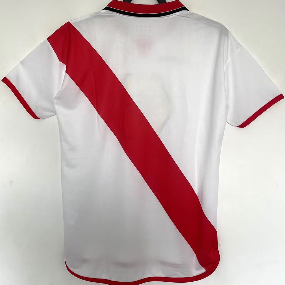 jersey 2001/02 rayo vallecano local manga corta versión fan retro