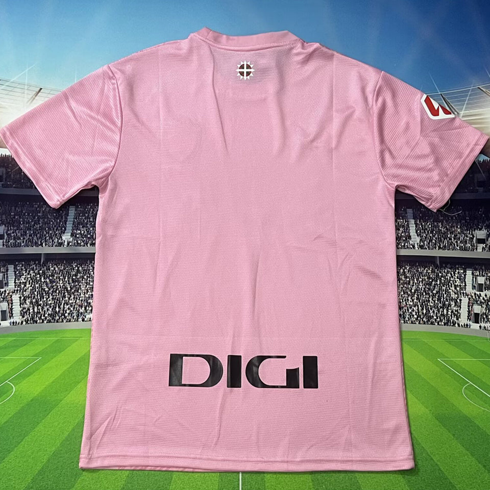 Jersey 2025/26 Bilbao AT Pink Especial Manga corta Versión Fan