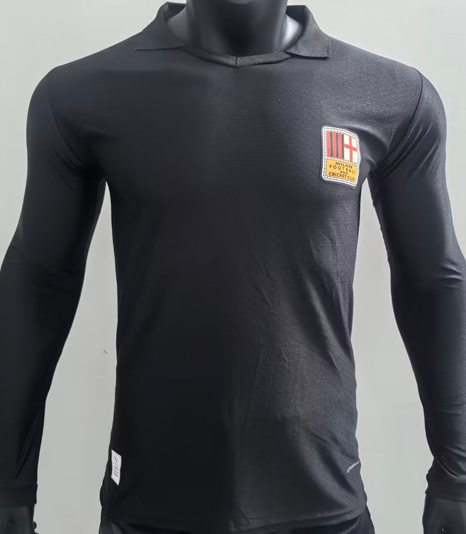 jersey 2025 ac milan especial manga larga versión jugador