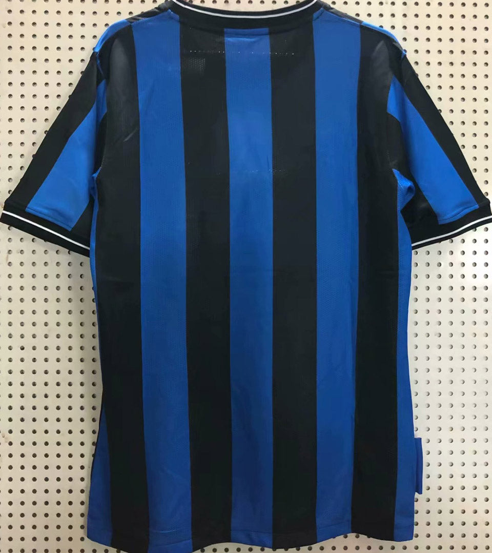 Jersey 2009/10 Inter Milan Local Manga corta Versión Fan Retro