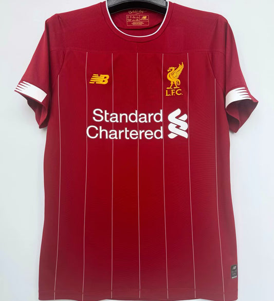 Jersey 2019/20 Liverpool Local Manga corta Versión Fan Retro
