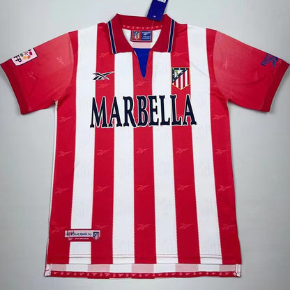 Jersey 1998/99 Atletico de Madrid Local Manga corta Versión Fan Retro