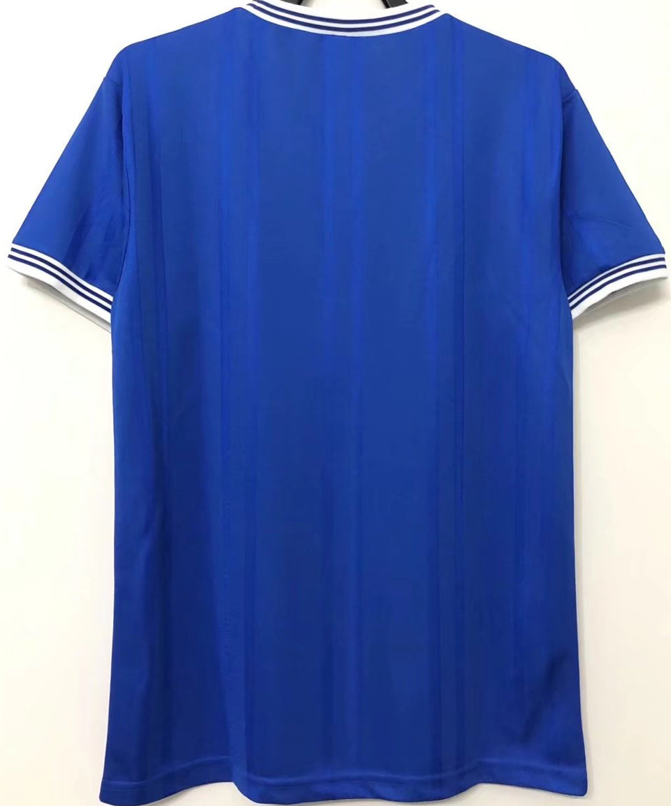 jersey 1985 everton e.c.w cup especial manga corta versión fan retro