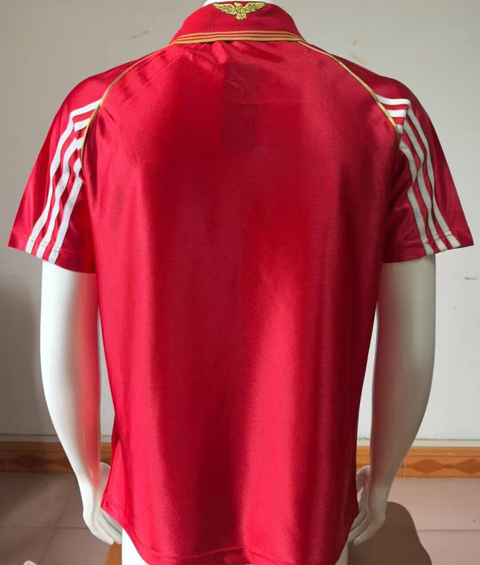 Jersey 1998/1999 Benfica Local Manga corta Versión Fan Retro