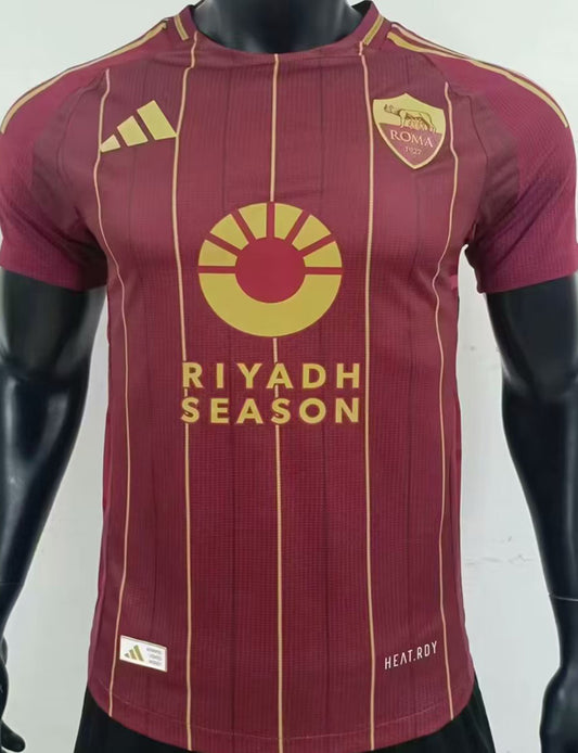 Jersey 2024/25 Roma Local Manga corta Versión Jugador