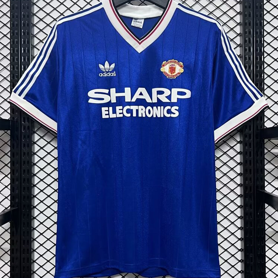 Jersey 1983 Manchester United Tercero Manga corta Versión Fan Retro