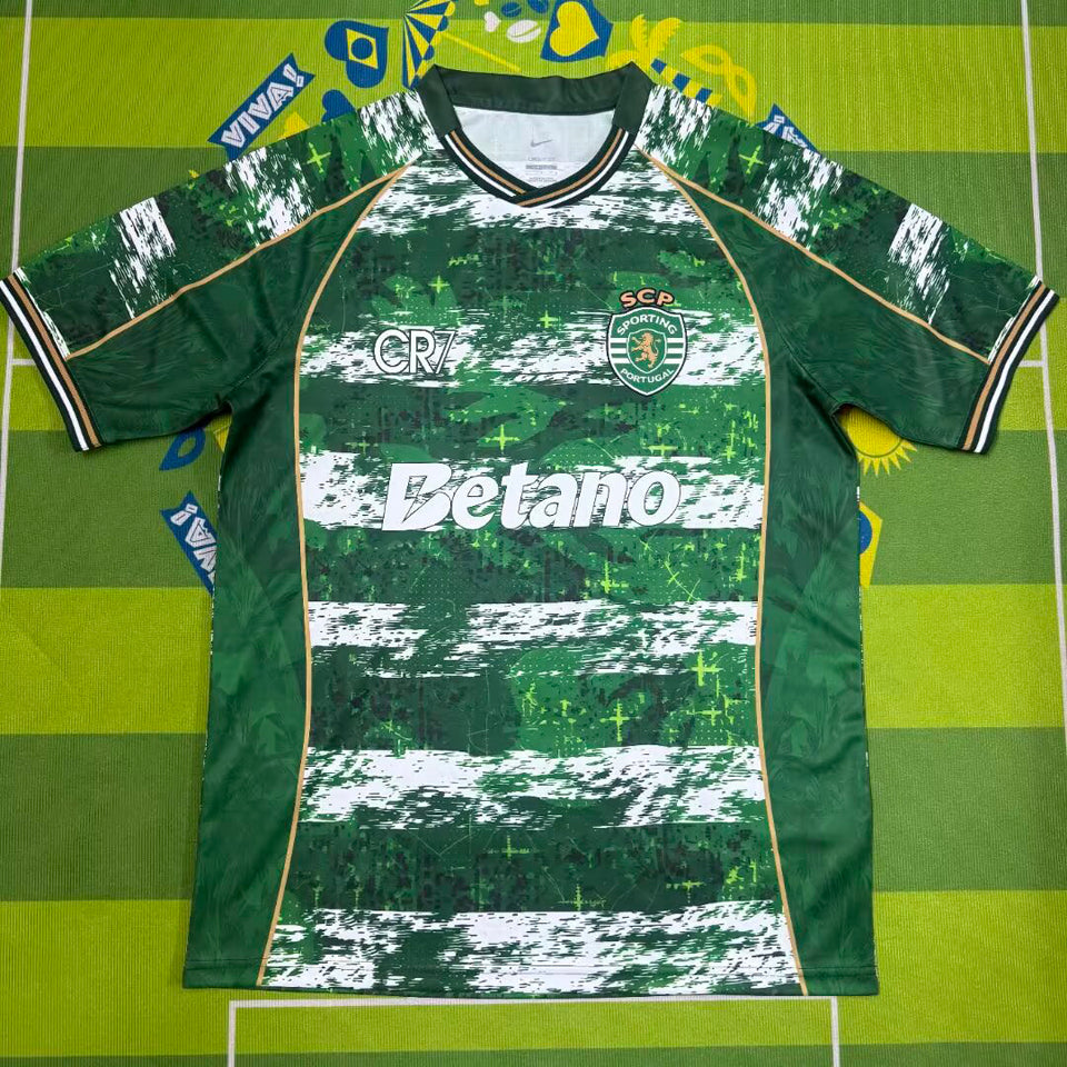 jersey 2026/27 sporting lisbon especial manga corta versión fan