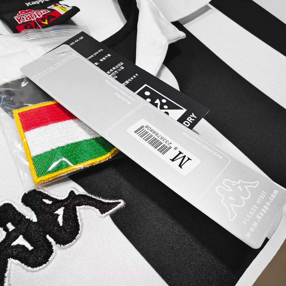 Jersey 1998/99 Juventus Local Manga corta Versión Fan Retro