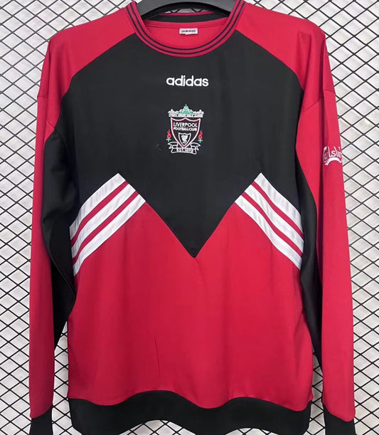 Jersey 1993/1995 Liverpool Especial Manga larga Versión Fan Retro