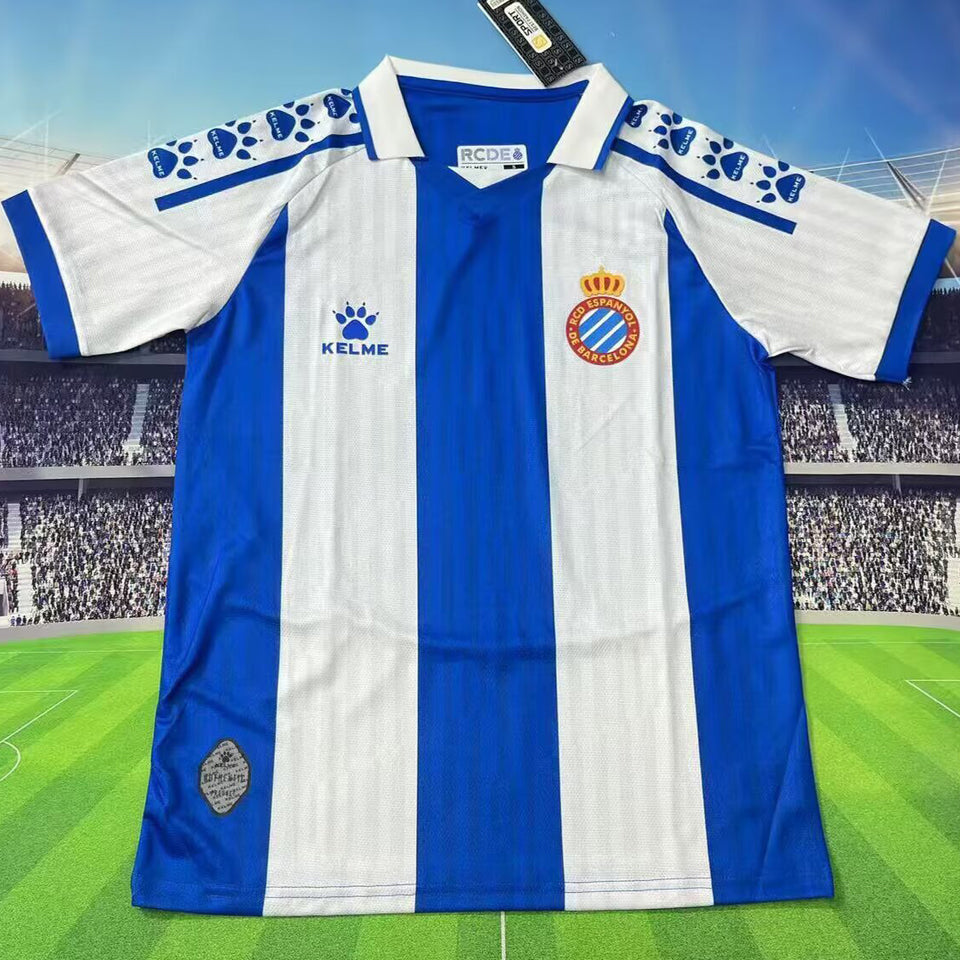 Jersey 2025/26 Espanyol Local Manga corta Versión Fan