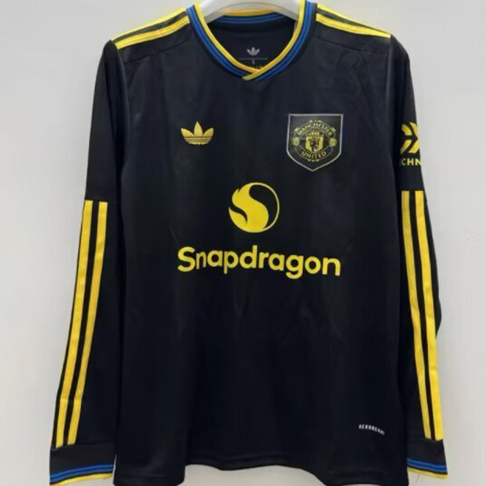 jersey 2025/26 manchester united tercero manga larga versión fan