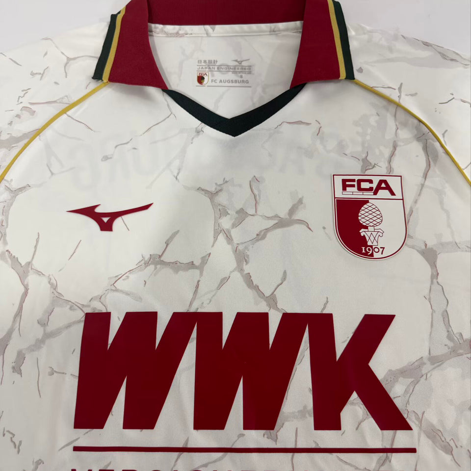jersey 2026/27 fc augsburg local manga corta versión fan