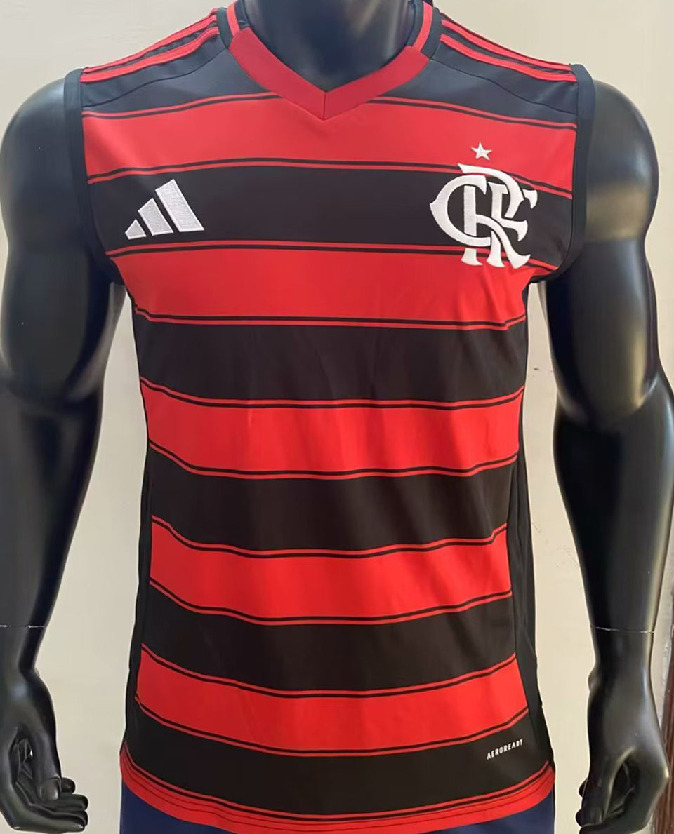 jersey 2025/26 flamengo local manga corta versión fan