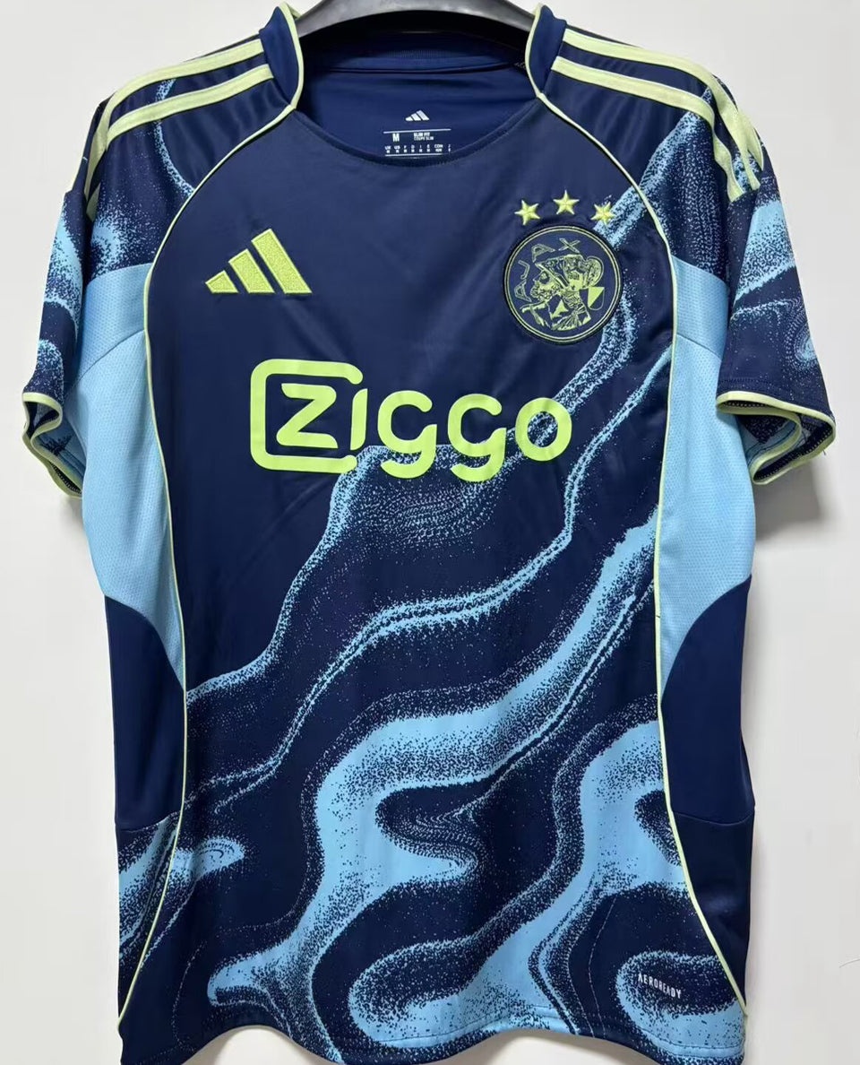 jersey 2025/26 ajax visitante manga corta versión fan