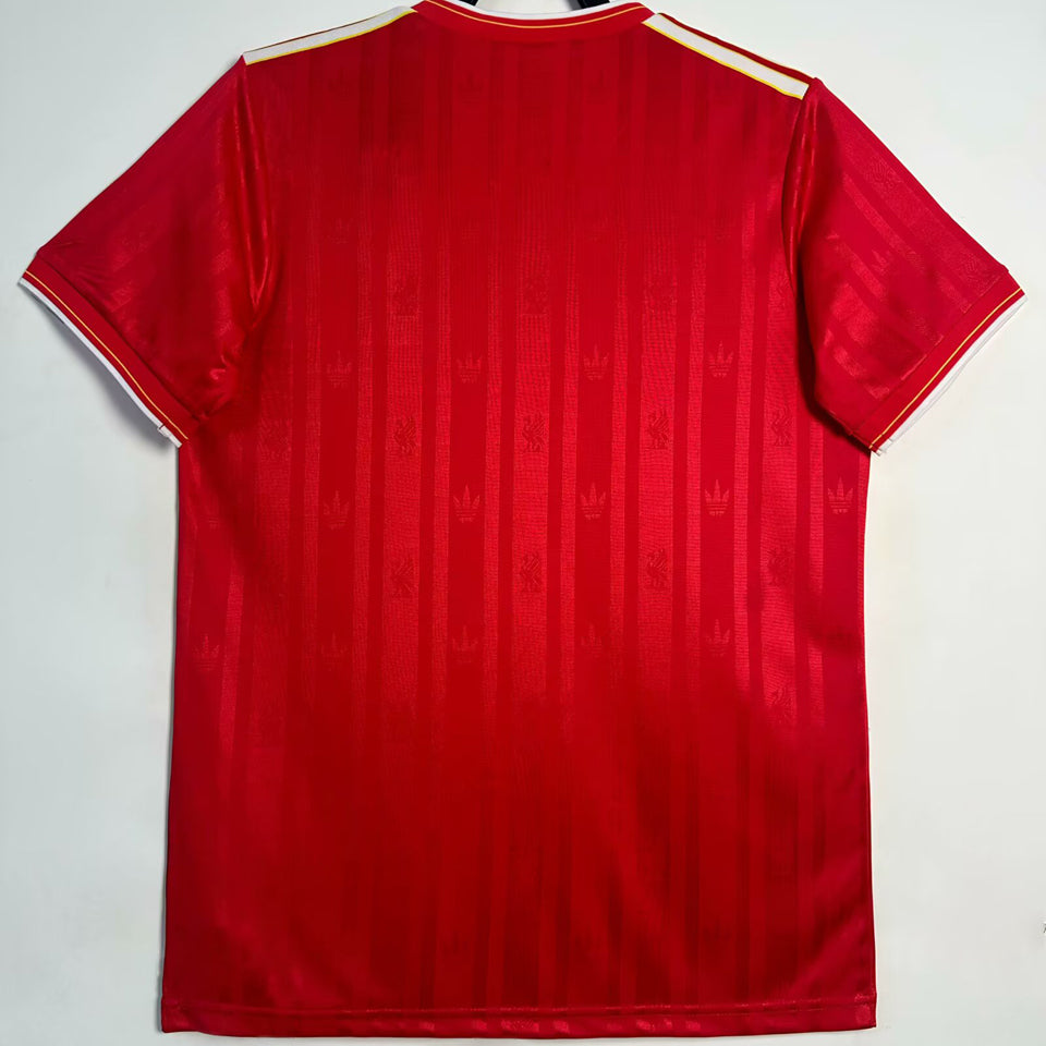 Jersey 1986/1987 Liverpool Local Manga corta Versión Fan Retro