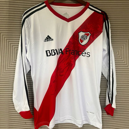Jersey 2013/14 River Plate Local Manga larga Versión Fan Retro