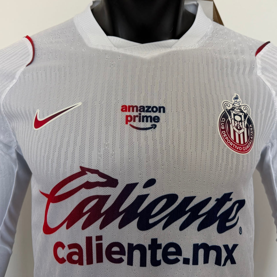 jersey 2026/27 chivas visitante manga larga versión jugador