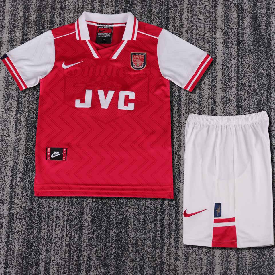 jersey 1996/98 arsenal local manga corta niño retro