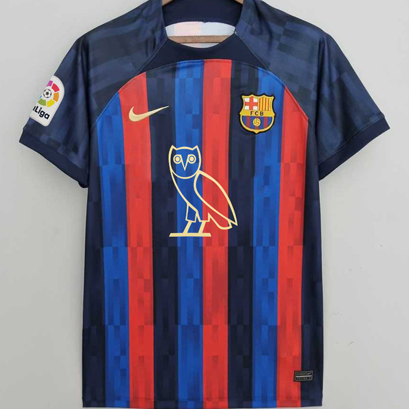 Jersey 2022/23 Barcelona Local Manga corta Versión Fan