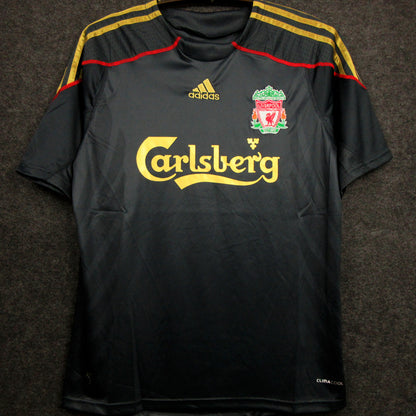 Jersey 2009/10 Liverpool Visitante Manga corta Versión Fan Retro
