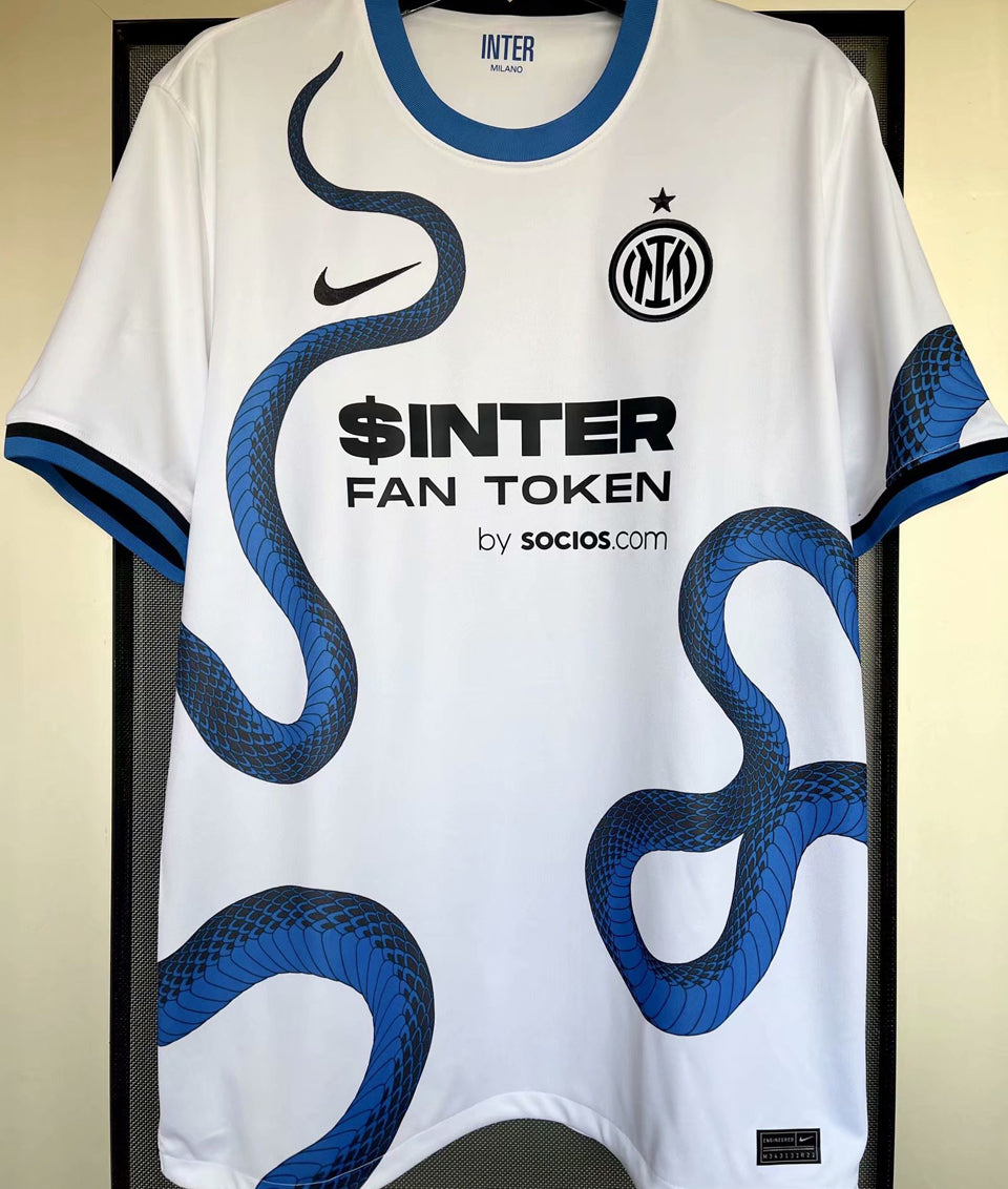 jersey 2021/22 inter milan visitante manga corta versión fan