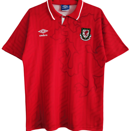 1992/94 Wales Local Versión Fan Selecciones Retro