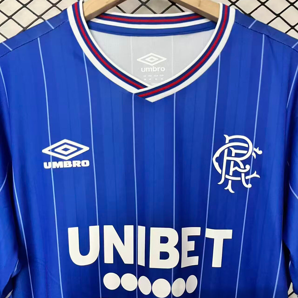 jersey 2026/27 glasgow rangers local manga corta versión fan