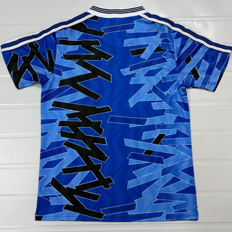 jersey 1993/1994 schalke 04 local manga corta versión fan retro