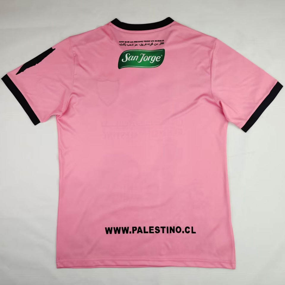 jersey 2024/25 palestino pink especial manga corta versión fan