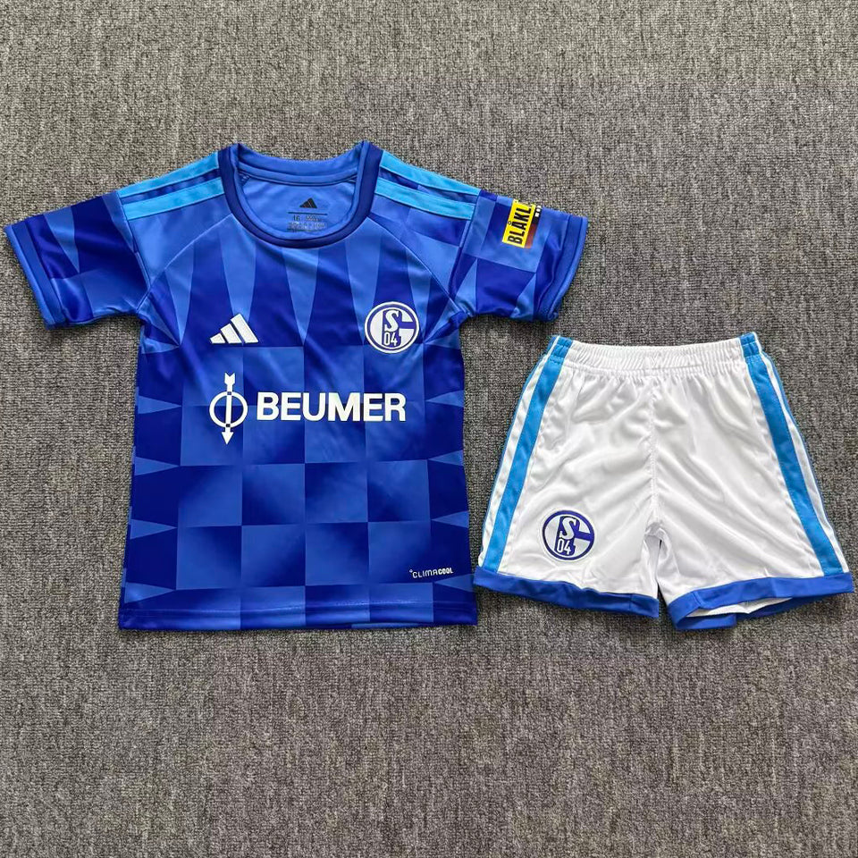 jersey 2026/27 schalke 04 local manga corta niño