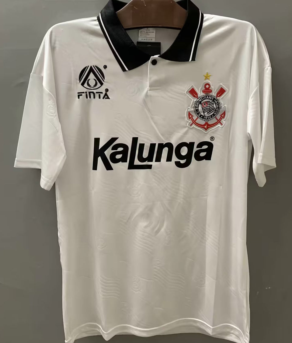 jersey 1994 corinthians local manga corta versión fan retro