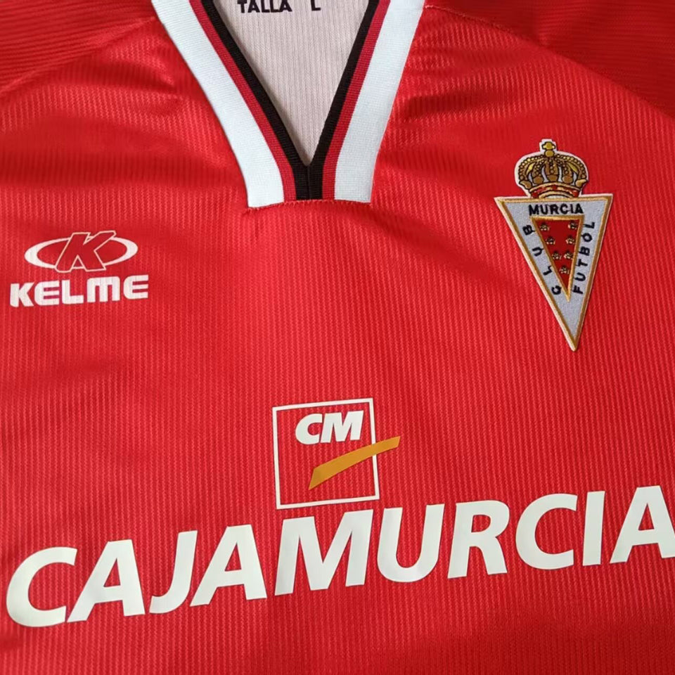 jersey 1999/2001 murcia local manga corta versión fan retro
