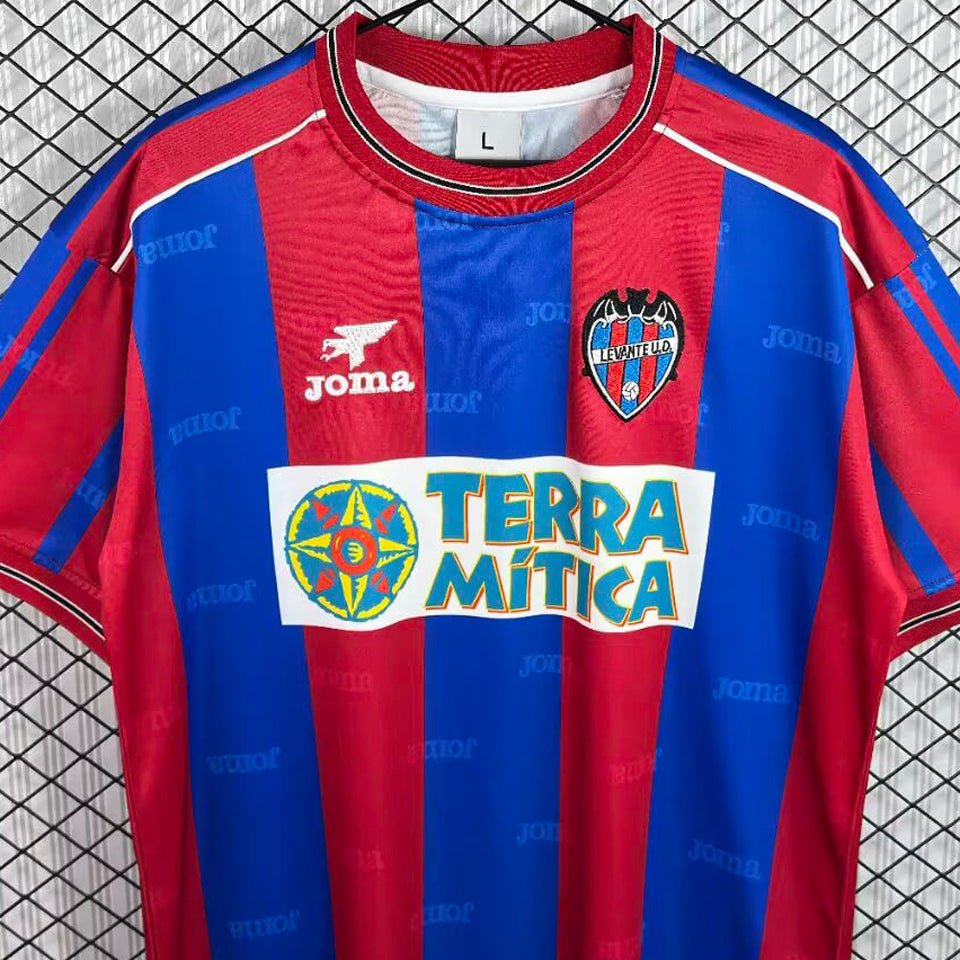 jersey 1999/2000 levante local manga corta versión fan retro