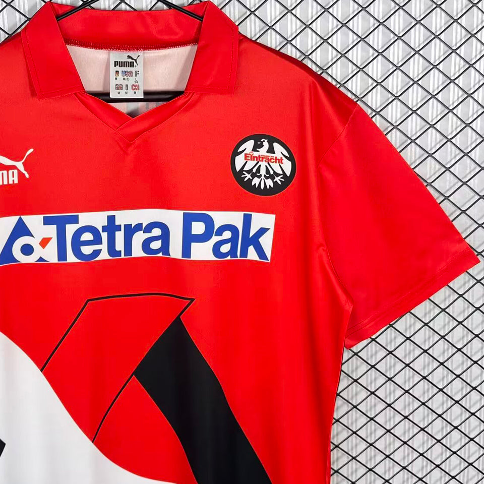 jersey 1993/1995 frankfurt local manga corta versión fan retro