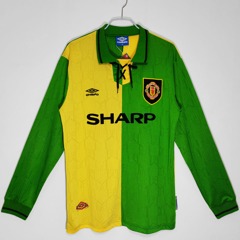 jersey 1992/94 manchester united especial manga larga versión fan retro