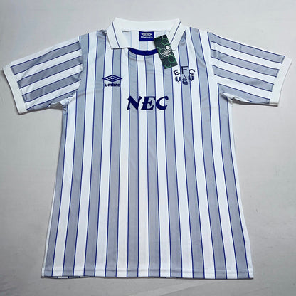 Jersey 1988/90 Everton Visitante Manga corta Versión Fan Retro