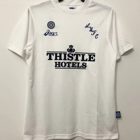 Jersey 1995/96 Leeds United Local Manga corta Versión Fan Retro