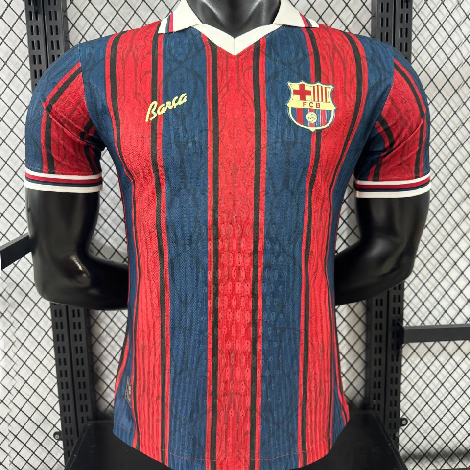 Jersey 2025 Barcelona Especial Manga corta Versión Jugador Retro